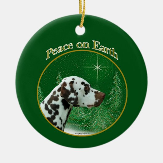Dalmatische (lever) vrede keramisch ornament (Voorkant)