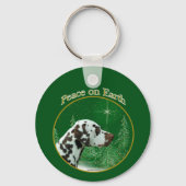 Dalmatische (lever) vrede sleutelhanger (Achterkant)