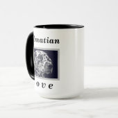 Dalmatische Liefde Hondenliefhebber Gift voor Haar Mok (Voorkant links)