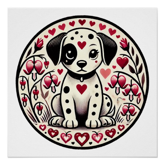 Dalmatische Liefde Perfect Poster (Voorkant)