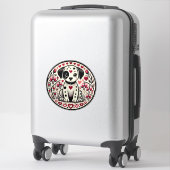 Dalmatische Liefde Sticker (Koffer)