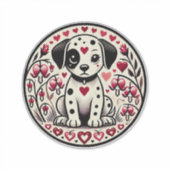 Dalmatische Liefde Sticker (Voorkant)