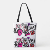 Dalmatische lieve  tote bag (Achterkant)