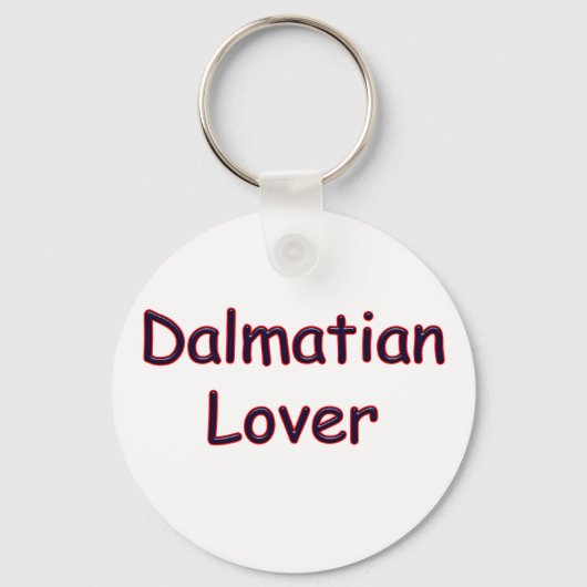 Dalmatische Lover Sleutelhanger (Voorkant)