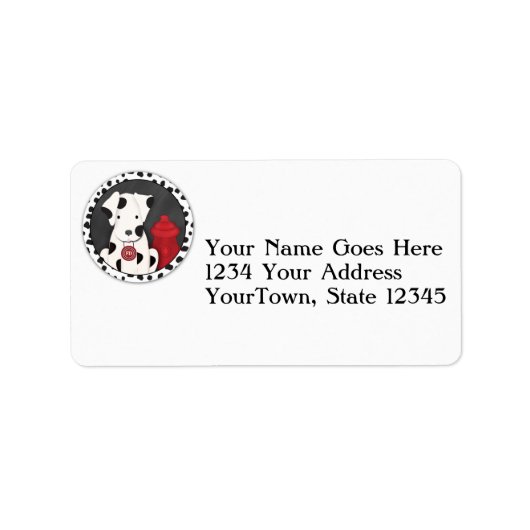 Dalmatische Mailing Label (Voorkant)