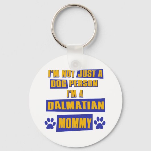 Dalmatische mammie sleutelhanger (Voorkant)