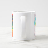 Dalmatische minnaar stijl grote koffiekop (Achterkant)