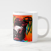 Dalmatische minnaar stijl grote koffiekop (Rechts)