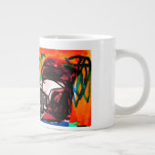 Dalmatische minnaar stijl grote koffiekop (Rechts)