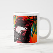 Dalmatische minnaar stijl grote koffiekop (Rechts)