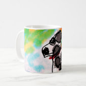 Dalmatische minnaar stijl koffiemok (Voorkant links)