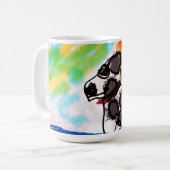 Dalmatische minnaar stijl koffiemok (Voorkant links)