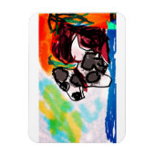 Dalmatische minnaar stijl magneet (Verticaal)