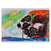 Dalmatische minnaar stijl snijplank (Voorkant)