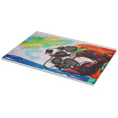 Dalmatische minnaar stijl snijplank (Hoek)