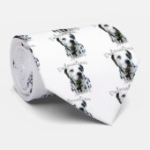 Dalmatische Moeder 2 Stropdas (Opgerold)