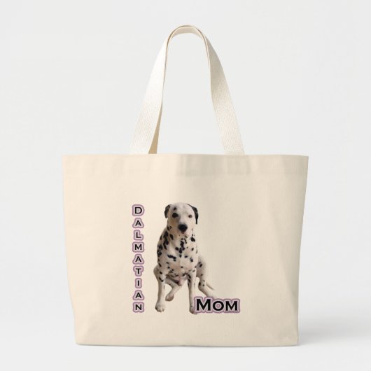 Dalmatische Moeder 4 Grote Tote Bag (Voorkant)