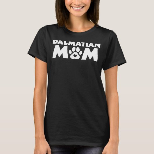 Dalmatische moeder Grappige Dalmatische eigenaar H T-shirt (Voorkant)