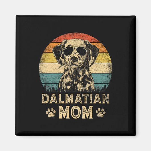  Dalmatische moeder Hondenliefhebbers Moederdag Magneet (Voorkant)