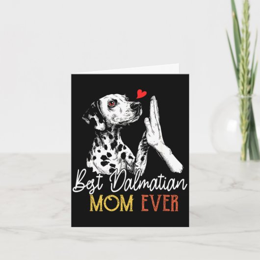 Dalmatische moeder ooit grappige hond mama moederd kaart (Voorkant)