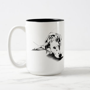 Dalmatische mok – met de hand getekende gevlekte h