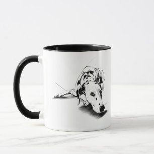 Dalmatische mok – met de hand getekende gevlekte h