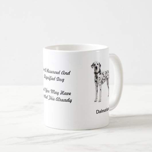 Dalmatische Mok - met twee beelden en een motief (Voorkant rechts)