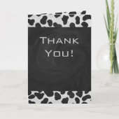 Dalmatische Monogrtam Black en White Prints Kaart (Voorkant)