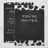 Dalmatische Monogrtam Black en White Prints Kaart (Voorkant / Achterkant)