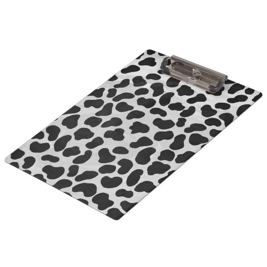 Dalmatische Monogrtam Black en White Prints Klembord (Gekanteld)