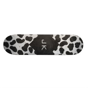 Dalmatische Monogrtam Black en White Prints Persoonlijk Skateboard