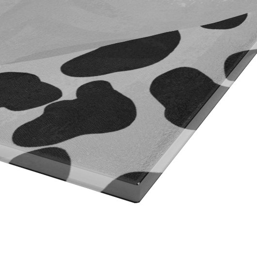 Dalmatische Monogrtam Black en White Prints Snijplank (Hoek)