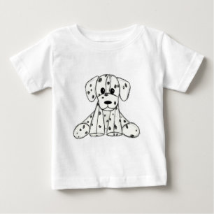 Dalmatische opgevulde hondenschets, zwart