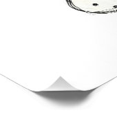 Dalmatische opgevulde hondenschets, zwart foto afdruk (Hoek)