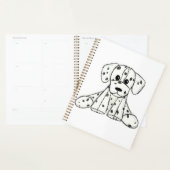 Dalmatische opgevulde hondenschets, zwart planner (Display)