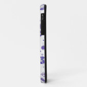 Dalmatische Paarse en witte poka Dot Case-Mate iPhone Case (Achterkant/links)