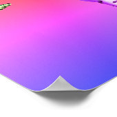 Dalmatische papaver en kleurrijke vlinders poster (Hoek)