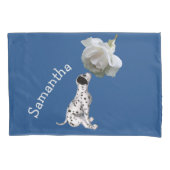 Dalmatische papaver en Roos Kussensloop (Voorkant)