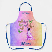 Dalmatische papaverbotervliegen geloven Inspireren Schort (Voorkant)