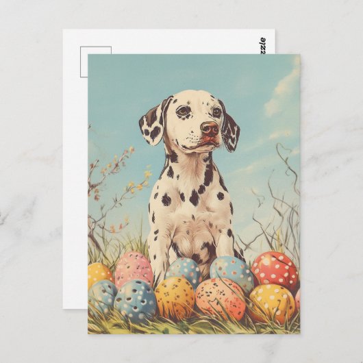 Dalmatische Pasen Briefkaart (Voorkant / Achterkant)