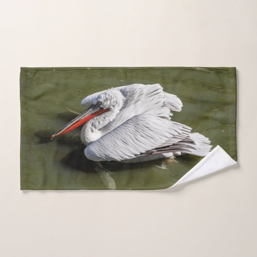 Dalmatische pelikaan handdoek (Handdoek)