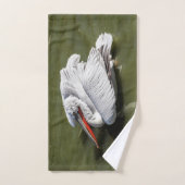 Dalmatische pelikaan handdoek (Handdoek)