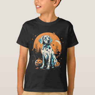 Dalmatische Pompoen Halloween Kostuum Hond Puppy M T-shirt
