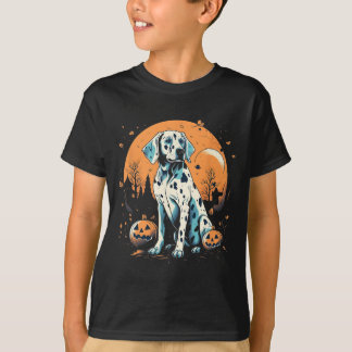 Dalmatische Pompoen Halloween Kostuum Hond Puppy M T-shirt