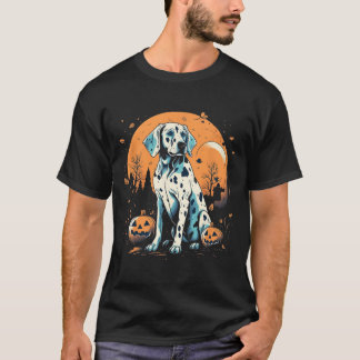 Dalmatische Pompoen Halloween Kostuum Hond Puppy M T-shirt