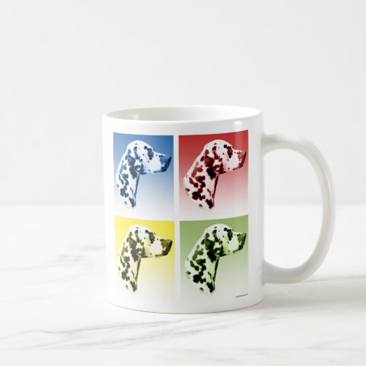 Dalmatische Pop Art Koffiemok (Rechts)