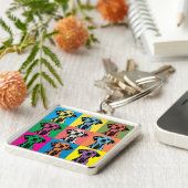 Dalmatische Pop-Art Sleutelhanger (Zijkant)