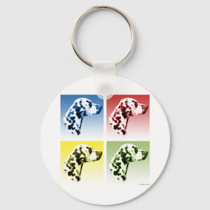 Dalmatische Pop Art Sleutelhanger