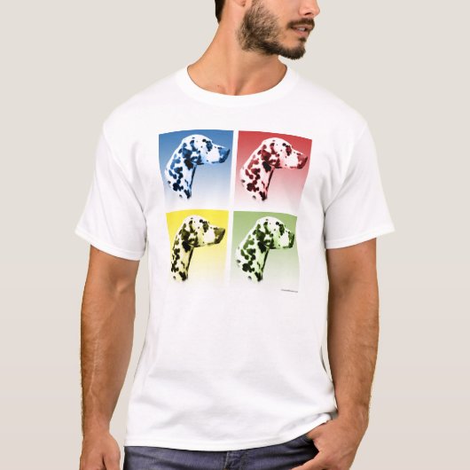 Dalmatische Pop Art T-shirt (Voorkant)
