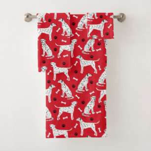 Dalmatische poten en Botten Bad Handdoek